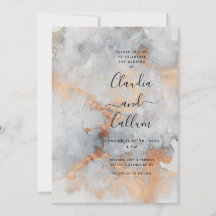 Copper Quarry Wedding Invitation Suite