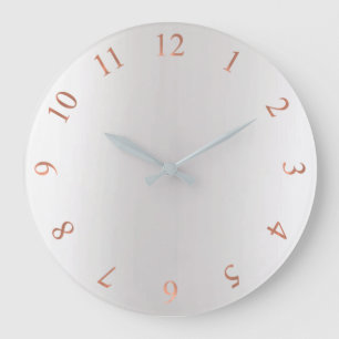 Copper Roos Gold Glitter Grey Silver US GB-nummers Grote Klok