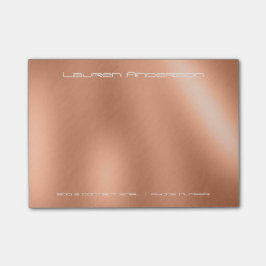 Copper Roos Gold Kantoor Business - op maat gesned Post-it® Notes