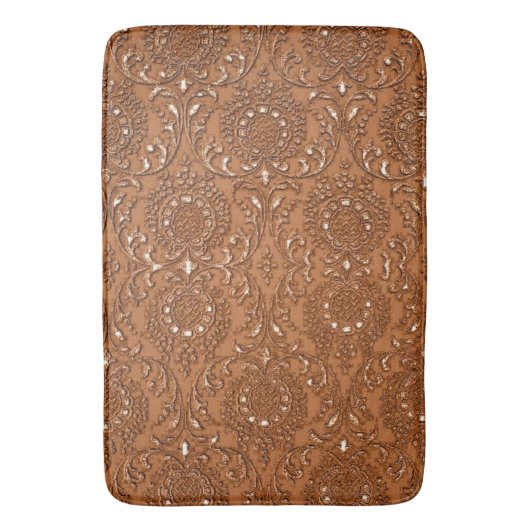 Copper Rust Toile Rug Badmat (Voorkant Verticaal)