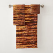 Copper sea pattern bad handdoek (Insitu)