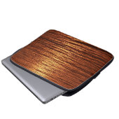 Copper sea pattern laptop sleeve (Voorkant onderkant)