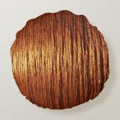 Copper sea pattern rond kussen (Achterkant)