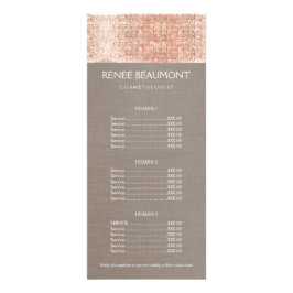 Copper Sequins Haarstylist Hair Salon Price Menu