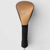 Copper Shine Persoonlijke Initialen Golfheadcover (Voorkant)