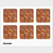 Copper Spiral Tegels Sticker (Vel)