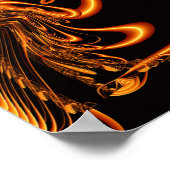 Copper Star Kaleidoscoop Poster (Hoek)