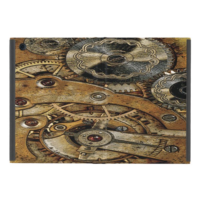 Copper Steampunk Antiek HorlogeWorks iPad Mini Hoesje (Buitenkant)