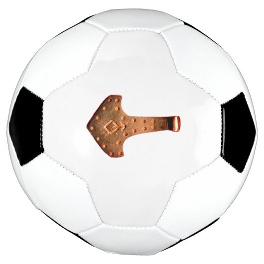 Copper Thor Hammer wit voetbal (Gedraaid)