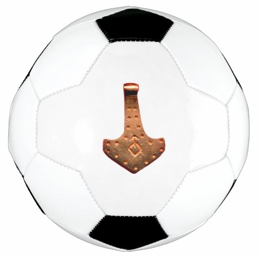 Copper Thor Hammer wit voetbal (Voorkant)