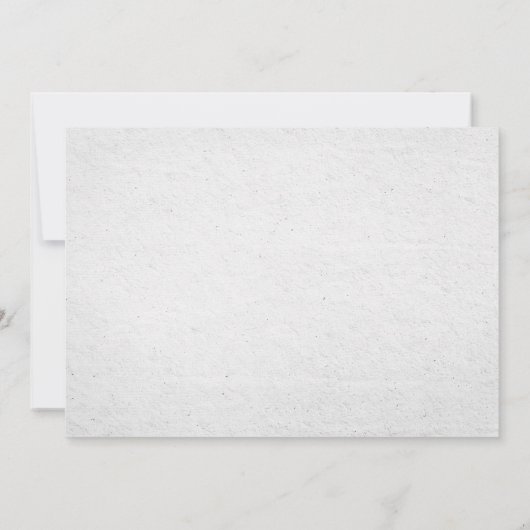 COPPER TYPOGRAPHY Hand Lettered Script Wedding Kaart (Achterkant)