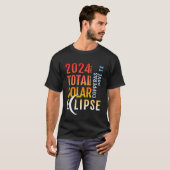 Copperas Cove Texas TX Total Solar Eclipse 2024 5 T-shirt (Voorkant volledig)