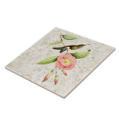 Copperen Bellied Puffleg Hummingbird Ceramic Tile Tegeltje (Zijkant)