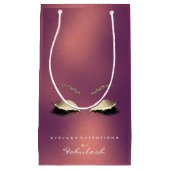 CopperGold Glitter Makeup Lashes Beauty Brandin Klein Cadeauzakje (Voorkant)