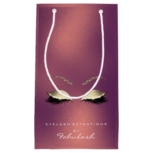 CopperGold Glitter Makeup Lashes Beauty Brandin Klein Cadeauzakje (Voorkant)