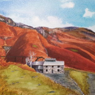 Coppermine's gebergte briefkaart