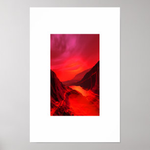 COPPERWINE CONTINENTS COLORSHIFT POSTER