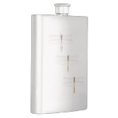 Coppery Emerald Dragonfly Hip Flask Flacon (Rechts)