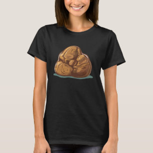 Coprolieten Fossiele Dinosaurus Mest Fossiele Uitw T-shirt