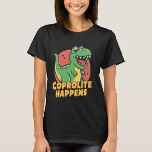 Coprolieten Fossiele dinosaurusmest Fossiele uitwe T-shirt