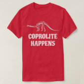 Coprolite Happer Fossil Hunter Paleontology Geolo T-shirt (Design voorkant)