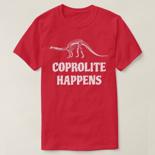 Coprolite Happer Fossil Hunter Paleontology Geolo T-shirt (Design voorkant)