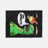 Coprolite Paleontology Humor Funny Dinosaur C Fleece Deken (Voorkant (Horizontaal))