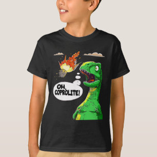 Coprolite Paleontology Humor Funny Dinosaur C T-shirt