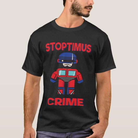 Cops and Robots mash up T-shirt (Voorkant)