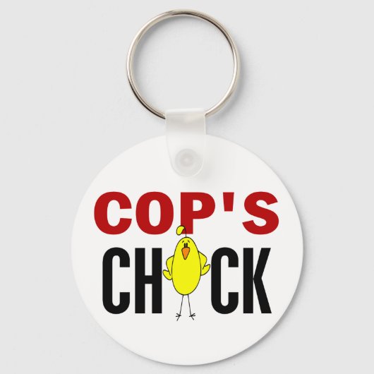 Cop's Chick Sleutelhanger (Voorkant)