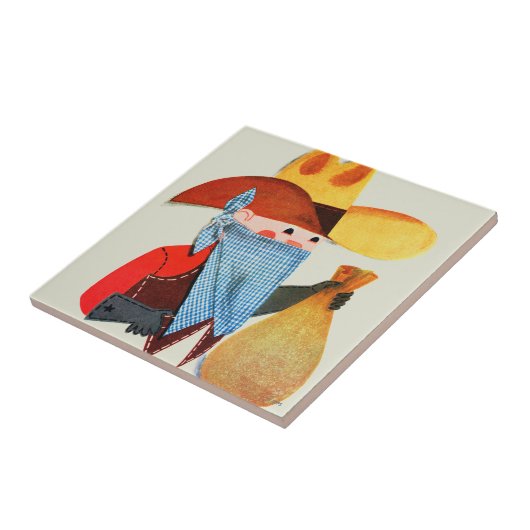 Cops en Robbers Tegeltje (Zijkant)