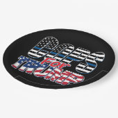 Cops for Trump 2020 Papieren Bordje (Gekanteld)
