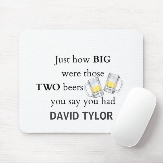 Cops Joke, hoe groot... Muismat (Met muis)