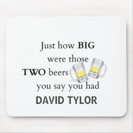 Cops Joke, hoe groot... Muismat