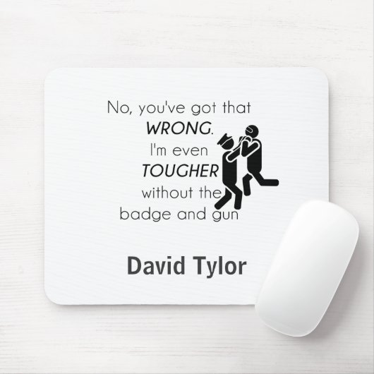 Cops Jokes Gifts Muismat (Met muis)