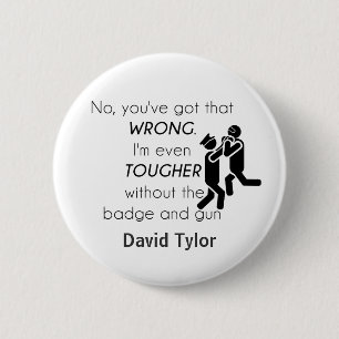 Cops Jokes Gifts Ronde Button 5,7 Cm