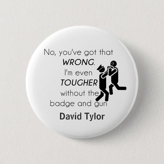 Cops Jokes Gifts Ronde Button 5,7 Cm (Voorkant)