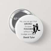 Cops Jokes Gifts Ronde Button 5,7 Cm (Voorkant /achterkant)