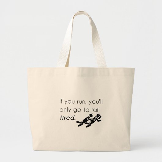 Cops Jokes Grote Tote Bag (Voorkant)