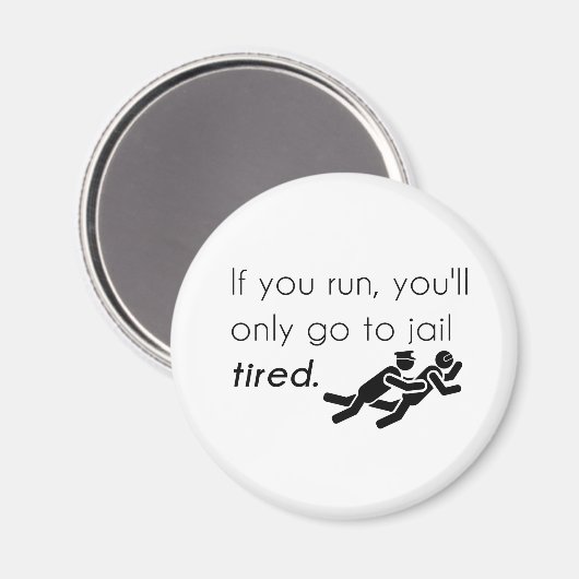 Cops Jokes Magneet (Voorkant / Achterkant)