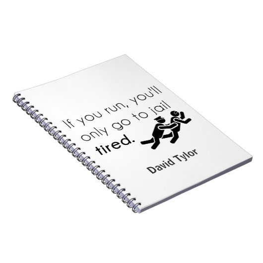 Cops Jokes Notitieboek (Rechterzijde)