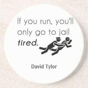 Cops Jokes Zandsteen Onderzetter