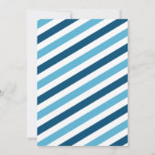 Cops & Robbers Birthday Party Invitation Kaart (Achterkant)