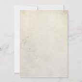 Cops & Robbers Birthday Party Invitation Kaart (Achterkant)