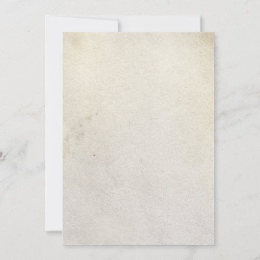 Cops & Robbers Birthday Party Invitation Kaart (Achterkant)