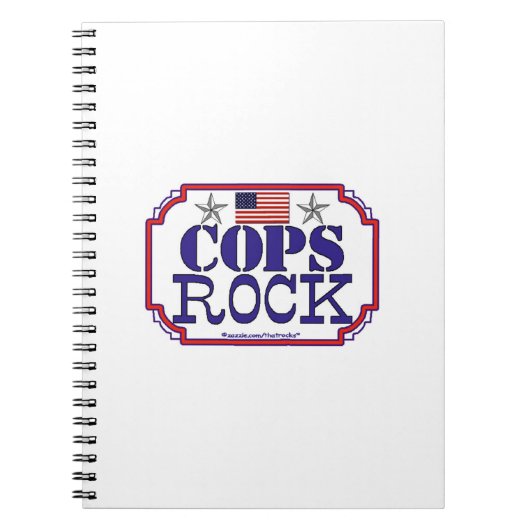 Cops Rock. Notitieboek (Voorkant)