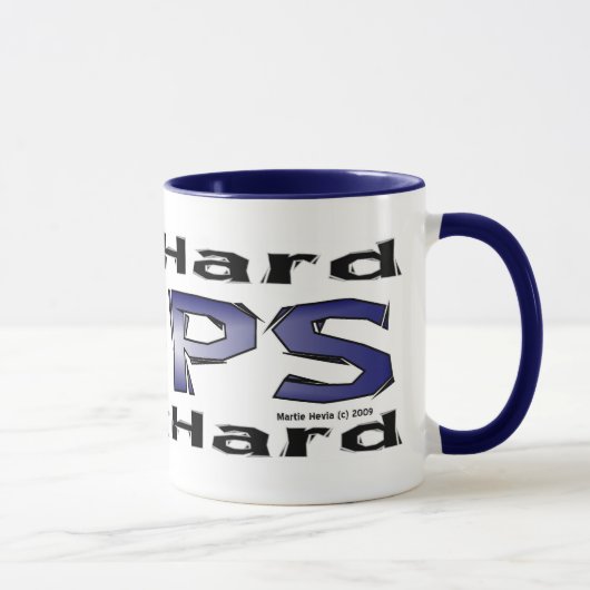 Cops - Speel hard/werk hard Mok (Rechts)