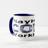 Cops - Speel hard/werk hard Mok (Voorkant links)