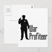 Cops zijn oorlogsprofiteurs briefkaart (Voorkant / Achterkant)