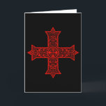 Coptic Cross Coptic Orthodox Church Eastern Christ Kaart<br><div class="desc">Coptic Cross Coptic Orthodox Church Eastern Christian</div>